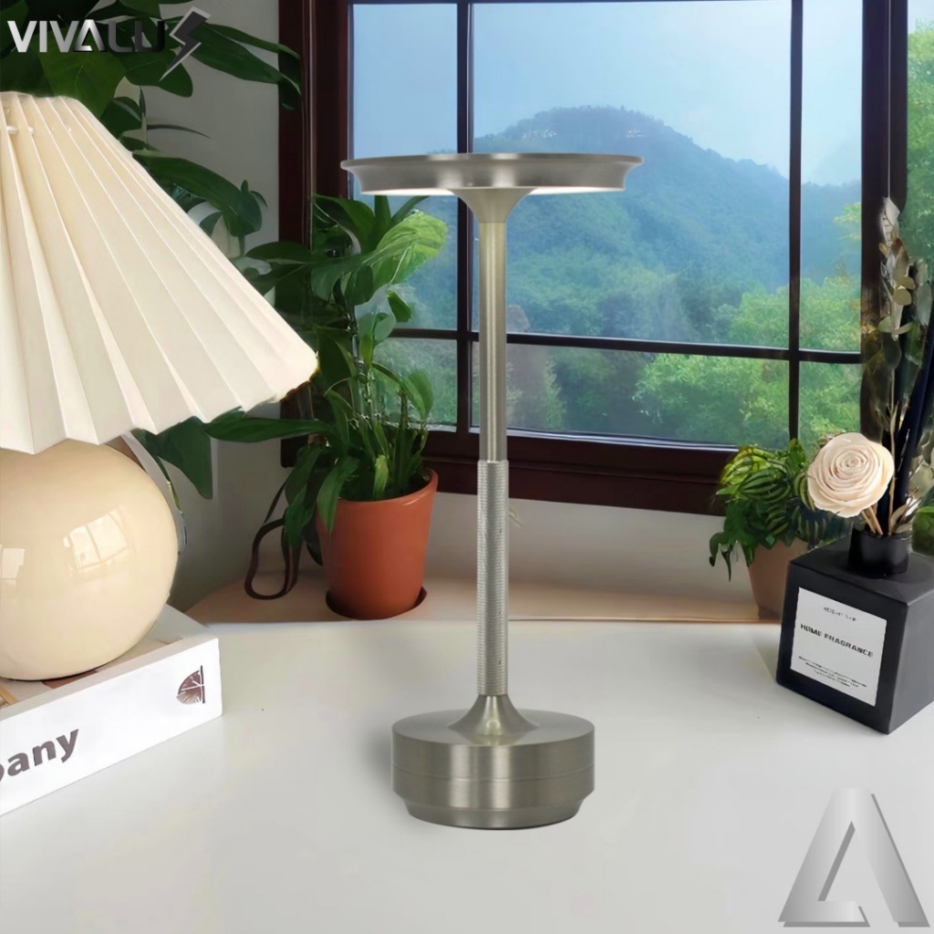 Abajur Luminária De Mesa Cogumelo USB Recarregável LED Touch Quarto Sala Abajur Moderno 3 Em 1