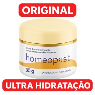 Creme Homeopast Ultra Hidratação Pote 30 gramas em Oferta na Shopee