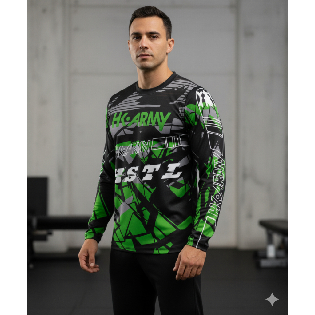Camisa Manga Longa HK Army 2 Paintball Air Soft - Dry Fit Esportiva Proteção UV