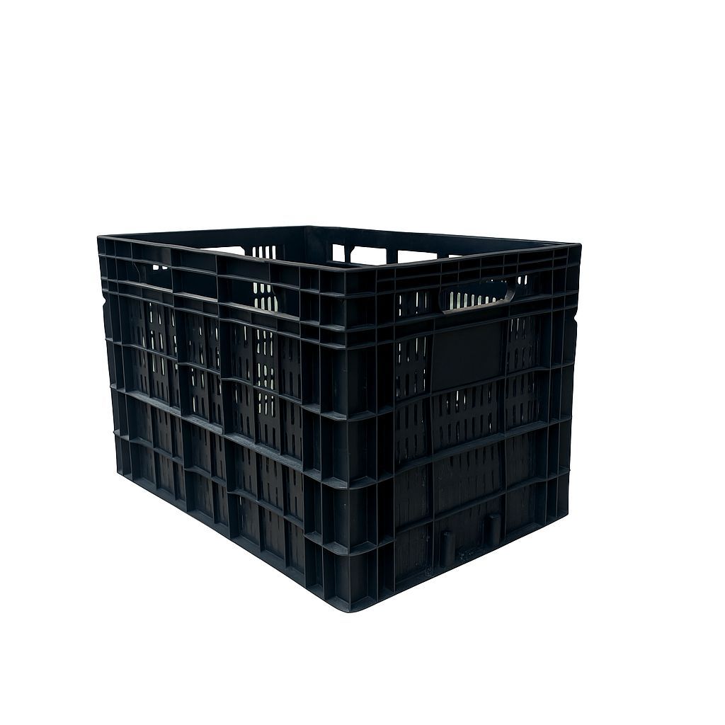 Caixa Plástica Hortifruti 60x40x36 -1 ou 2 unidades Resistente e Empilhável-Hortifruti/Organizadora