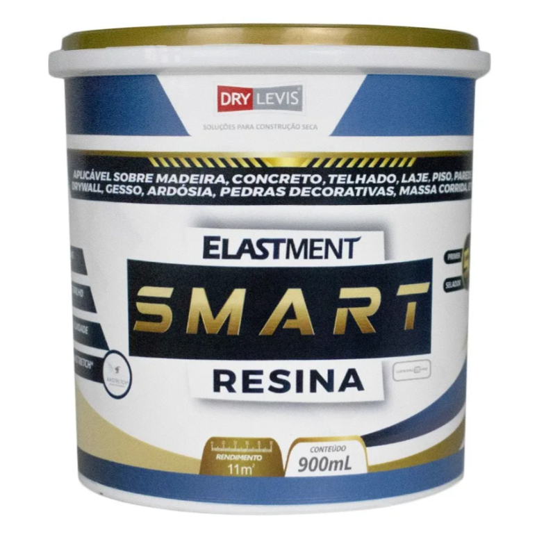 Smart Resina Multiuso Base D'água Incolor Fosca 5em1 900ml Cor Incolor Fosco em Oferta na Shopee