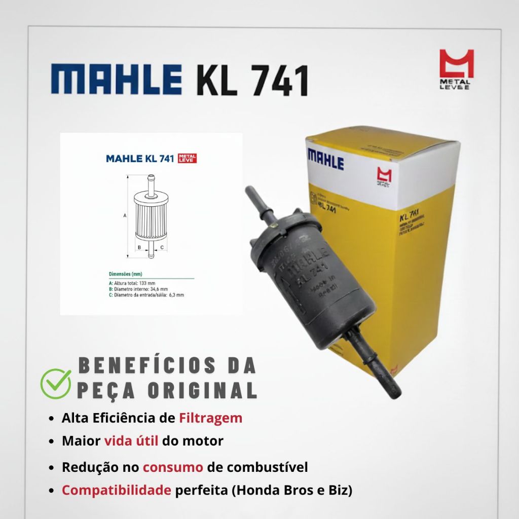 Detalhes do Kit Revisão Honda Biz 125 Filtro Combustível Filtro Ar Vela NGK  Original
