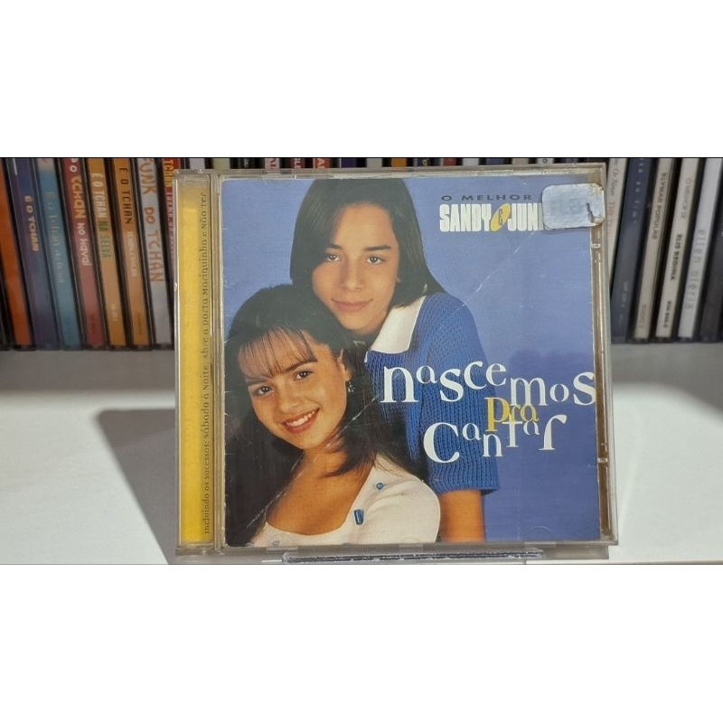 CD SANDY E JÚNIOR - NASCEMOS PRA CANTAR - COLETÂNEA  - ATENÇÃO LEIA A DESCRIÇÃO
