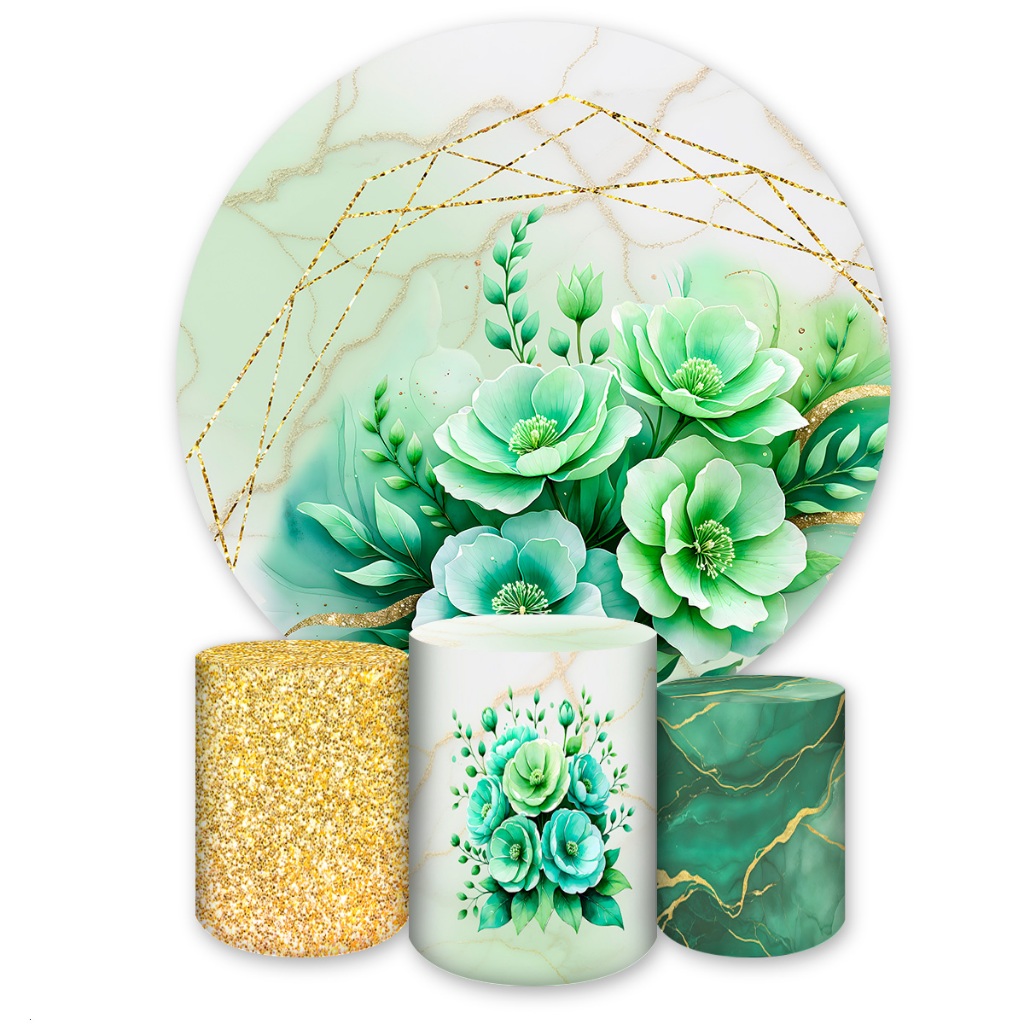 Capa Painel Festivo em Helanca Sublimado em Tema Flores em Várias Cores em Oferta na Shopee