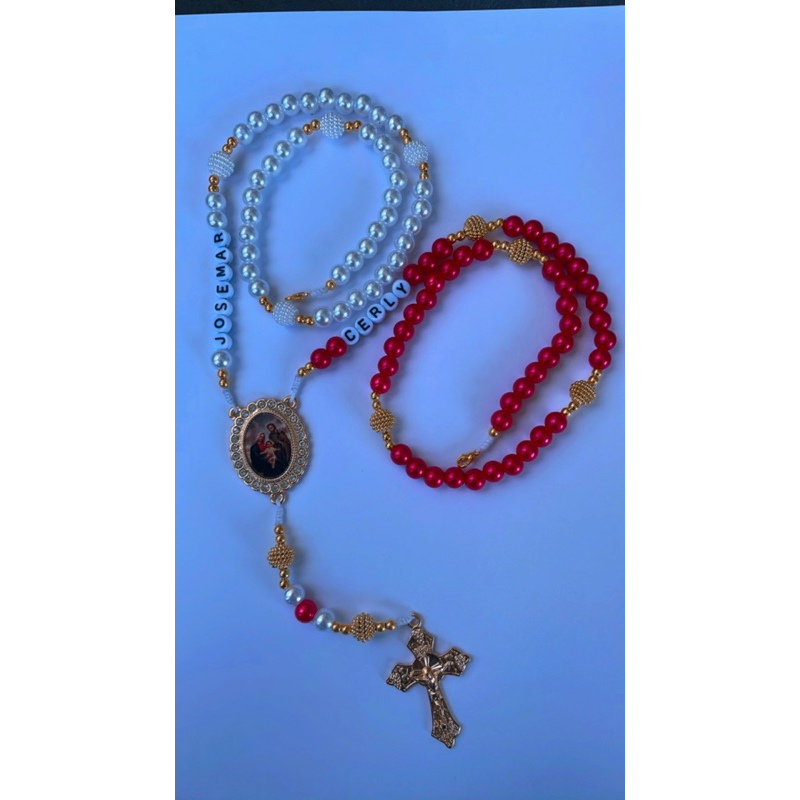 Terço personalizado do Casal - Terço Católico - Terço do casal