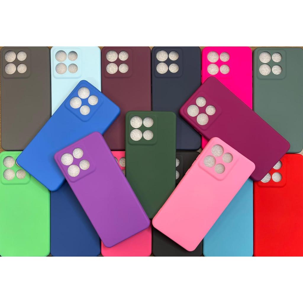 Capa Capinha Para Motorola G86 Silicone Aveludado Película Case