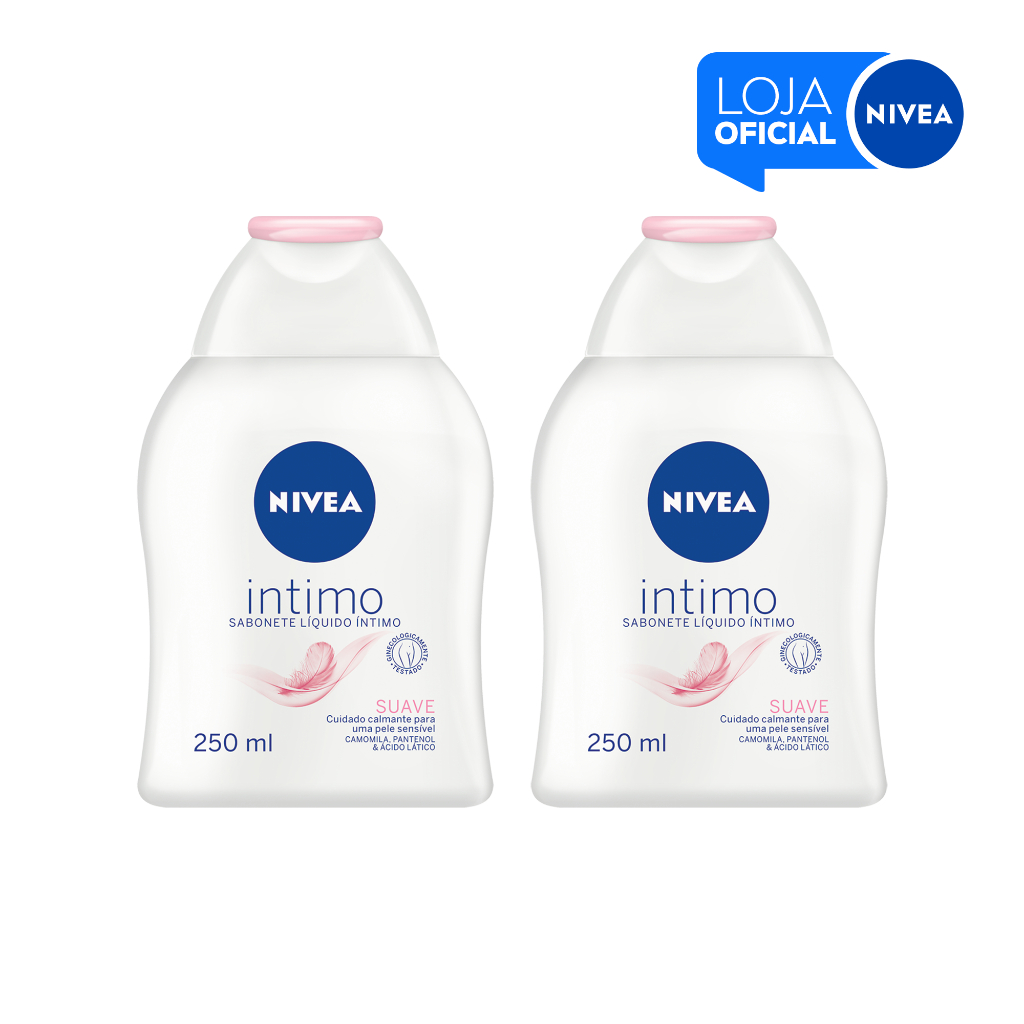 KIT NIVEA Sabonete Líquido Íntimo Suave 250ml 2 Unidades