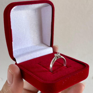 Anel Solitário Zircônia Prata 925 Legítima Feminino Delicado