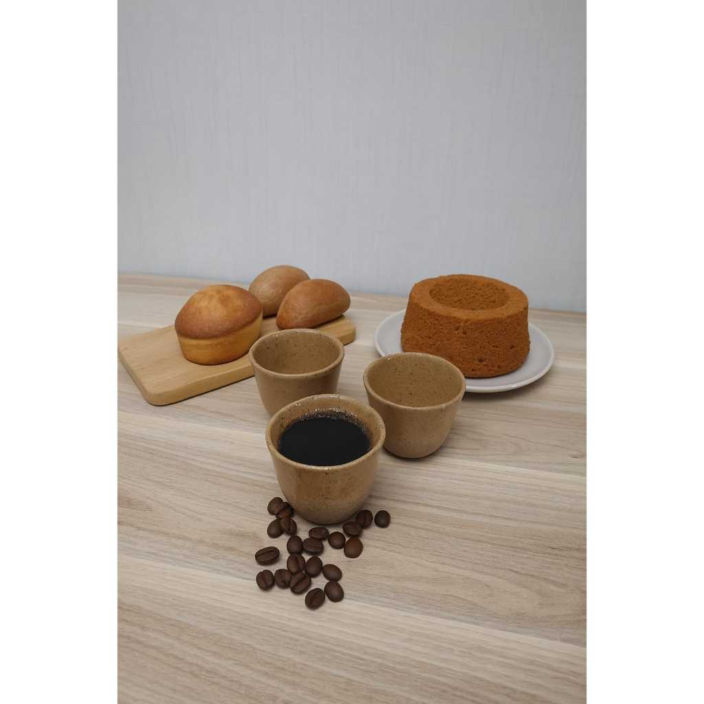Copinho de Café de Porcelana Rustica 50 ml Café Expresso Cantinho do Café  Kit com 2 Unidades
