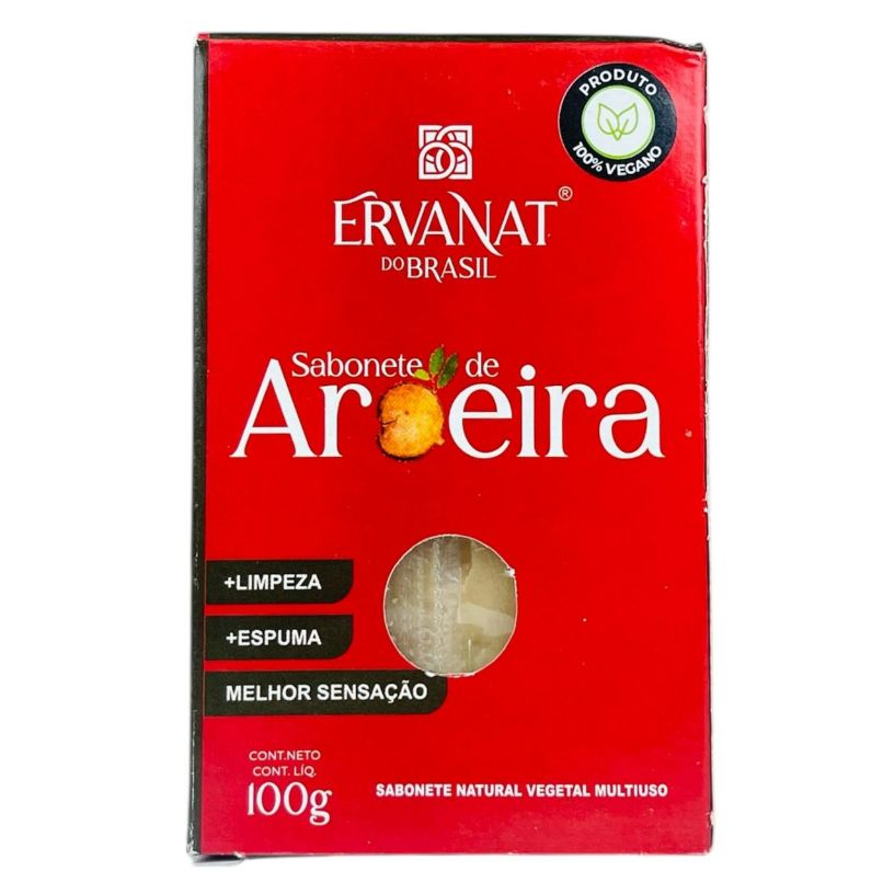 Sabonete em Barra de Aroeira 100g ErvaNat do Brasil