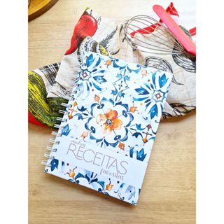 Caderno de Receitas Capa Dura em Oferta na Shopee
