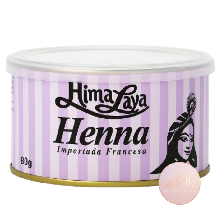 Henna para Cabelo Coloração Natural Henna Francesa Pó Himalaya 80 Gramas