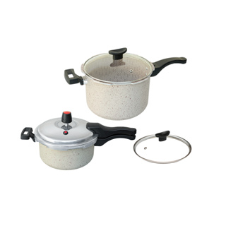 Kits 2 Panelas De Pressão Fechamento Externo 4,5l E 3l Vermelha Com Tampa de Vidro em Oferta na Shopee