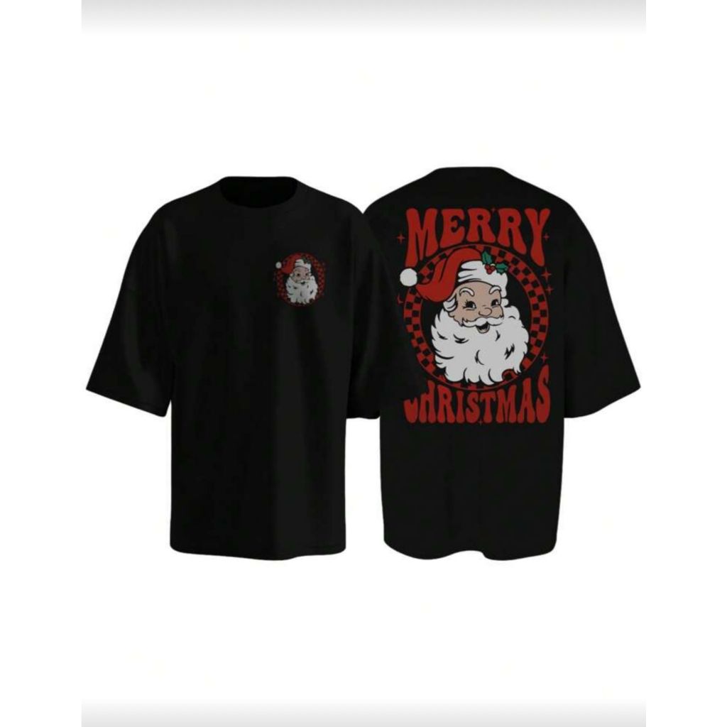 POLAR BEAR Camiseta Oversized Estampado Merry Christmas
