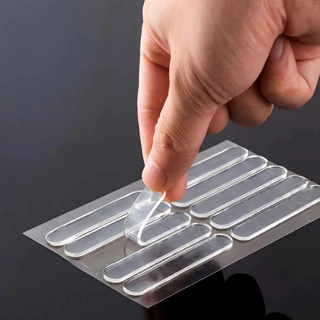 Kit com 10 Tiras Protetoras de Silicone – Anti Impacto | Adesivo Transparente em Oferta na Shopee