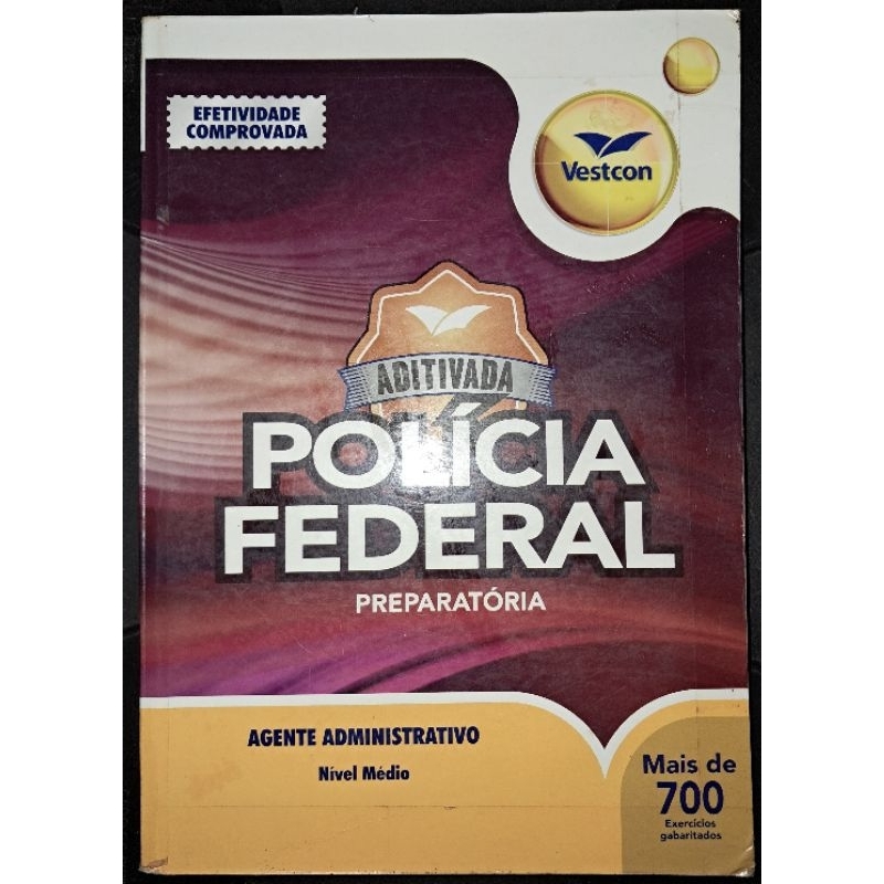 Apostila Concurso | Agente Administrativo Polícia Federal/Ensino Médio (Unidade)