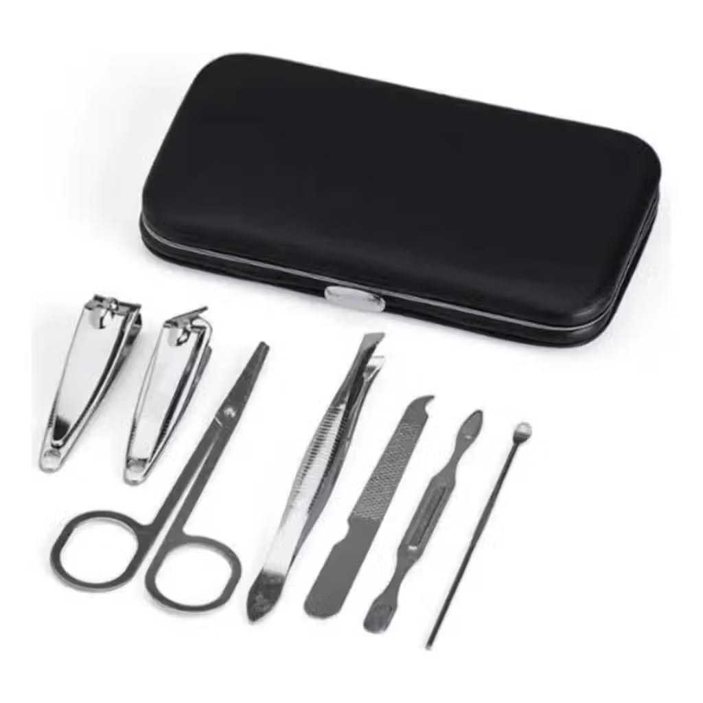 Conjunto de manicure cortadores de unhas kit de pedicure de aço inoxidável cuidados profissionais
