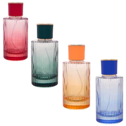 Kit Frasco de Perfume 100ml Colors com Válvula Spray e Tampa Luxo Rosca 15/400 Premium Colorido