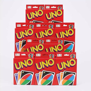 Kit Com 10 Jogo De Cartas Uno Com 108 ou 112 Cartas Super Oferta-Brincadeiras em grupo | Atacado | Lembrancinhas