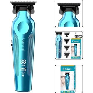 Máquina Cortar Cabelo acabamento Kemei Original Barbeador Recarregável Profissional Sem fio 7.500 RPM KM-264 - Bivolt em Oferta na Shopee