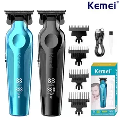 Máquina de acabamento Kemei-264 Original Barbeador Recarregável Profissional - Bivolt