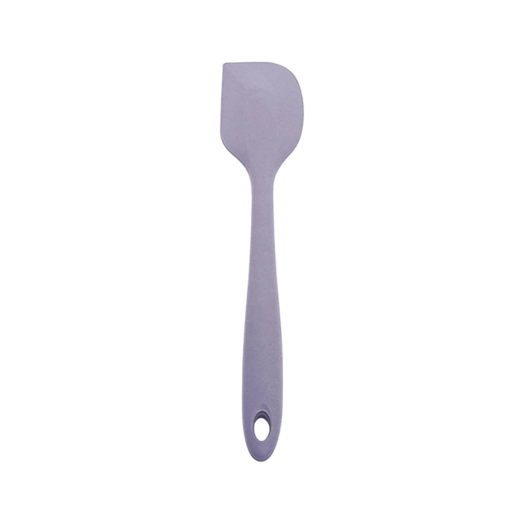 Espátula de Silicone Lilás 21cm Mozcada Utensílio Cozinha Antiaderente Resistente Alta Temperatura