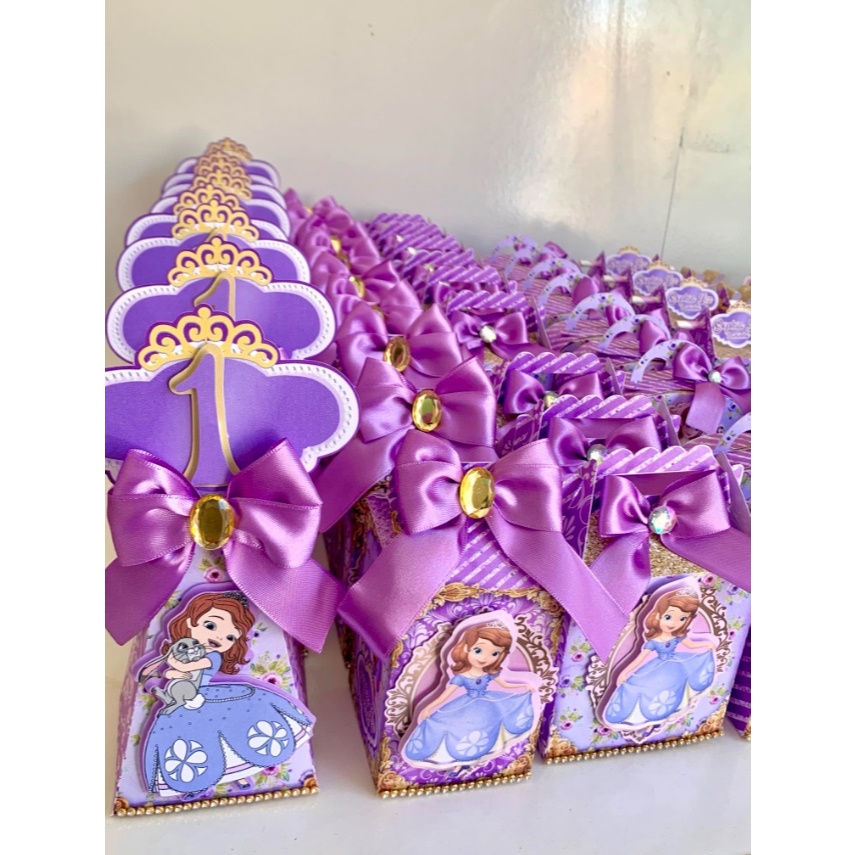 Kit Personalizados PRINCESA SOFIA -  Lembrancinhas prontas para Festas e Aniversários