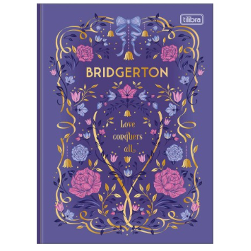 Caderno Colegial Brochura 176 mm X 239 mm 160F Bridgerton Ref:397458 Tilibra em Oferta na Shopee