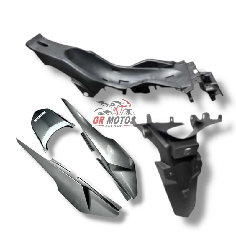 KIT TRASEIRO MOD HONDA  CG FAN150 2014/2015 CG FAN160 2016/2024 em Oferta na Shopee