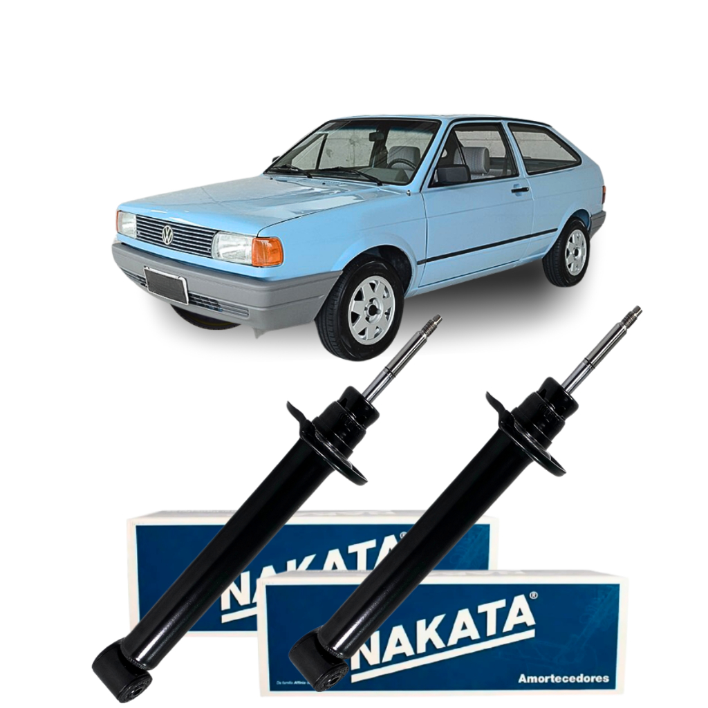 Par Amortecedor Traseiro Nakata Vw Gol Quadrado 1.0 1.6 1.8 8v 1980 á 1994