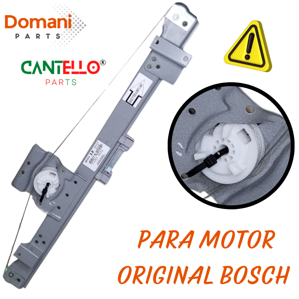 Maquina de Vidro Elétrica Traseira Direita Para Motor Original Bosch Para GM Meriva Todos os Anos