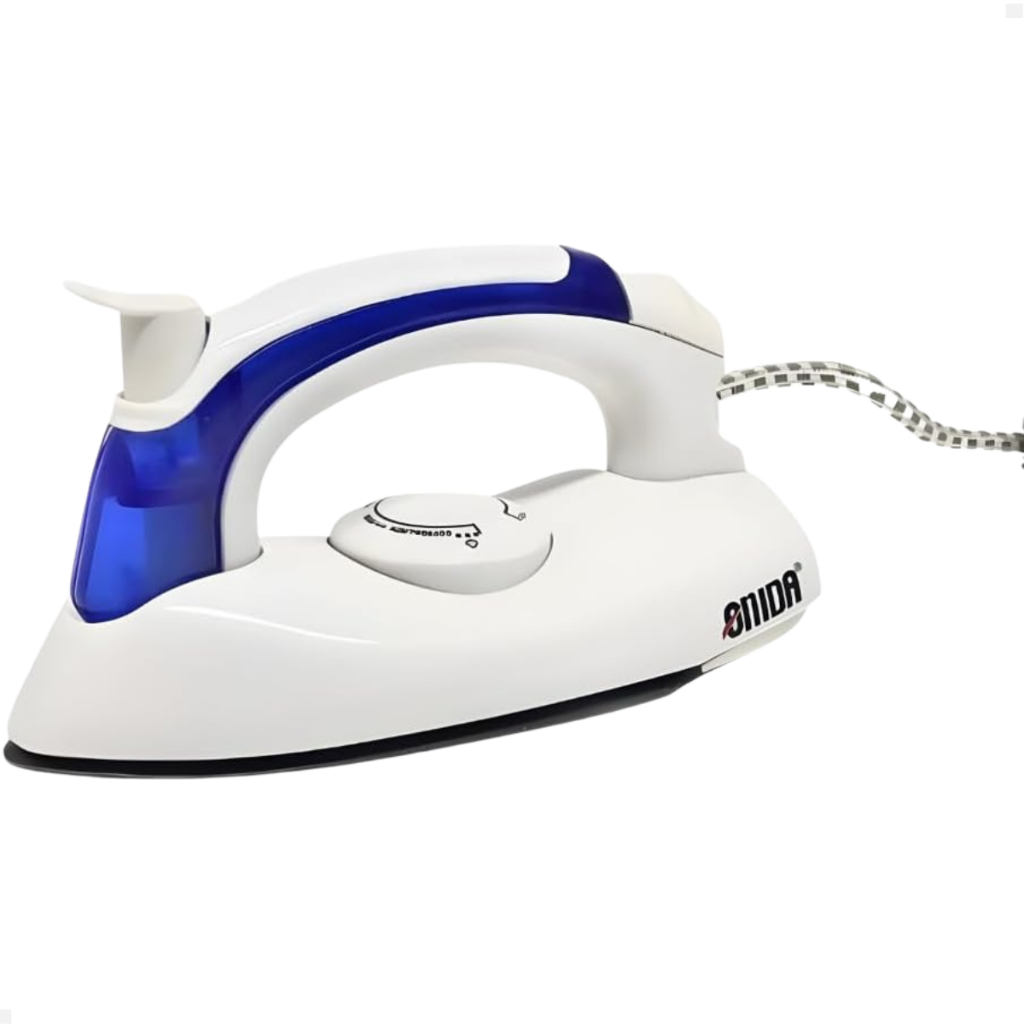 Mini Ferro de Passar a Vapor Portátil Bivolt 800W com Alça Dobrável e Controle de Temperatura