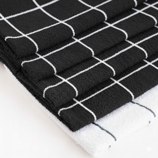 kit 4 Pano de Prato Preto 45x60cm 100% Algodão – Grosso e Atoalhado Chef em Oferta na Shopee