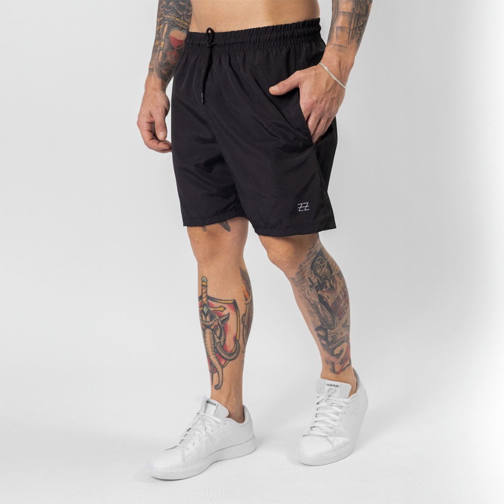 Kit 2 bermudas masculinas academia Luzzoo treino praia corrida shorts elástico tecido leve · foto 2