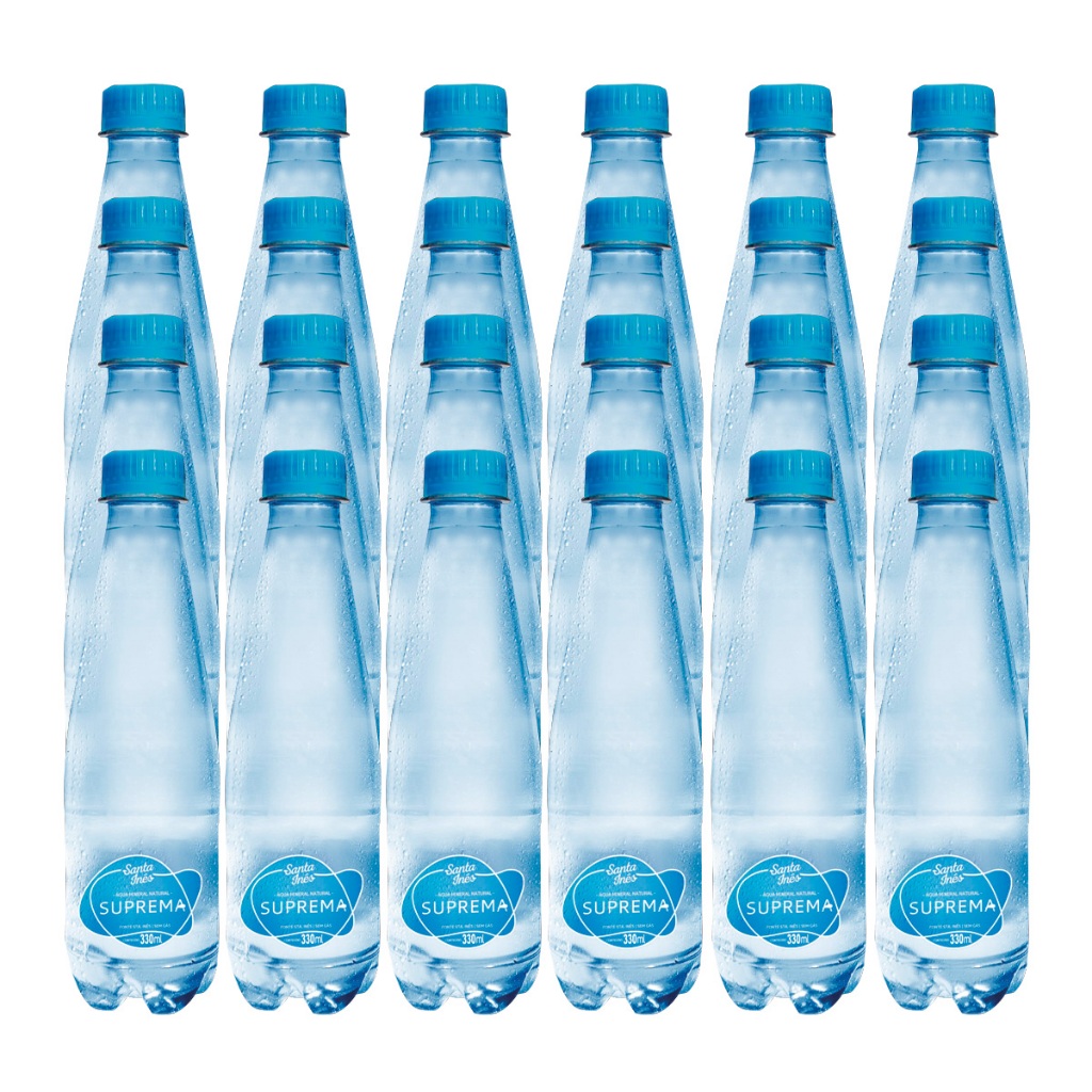 Agua Mineral Pura Sem Gás Suprema 330ml Kit 24Un em Oferta na Shopee