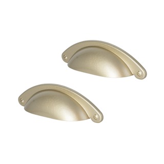 2 Uni Puxador Concha Para Gaveta Armário Colonial Moveis 64mm em Oferta na Shopee