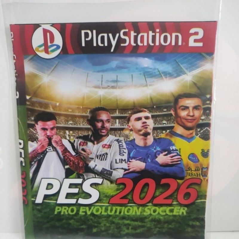 pes 2026 novo atualizado PS2 mídia física