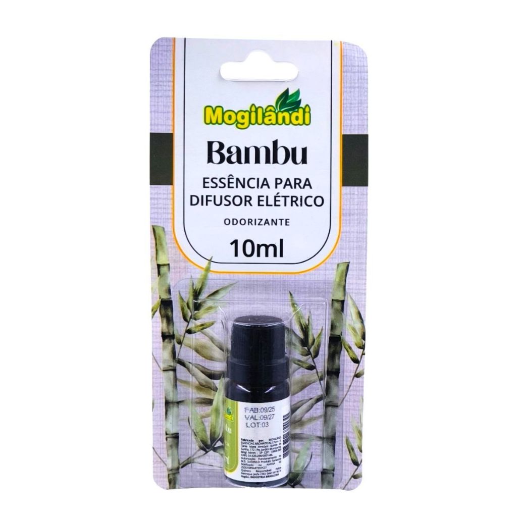 Essencia p/ Difusor Eletrico Bambu Mogilândi 10ml em Oferta na Shopee