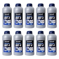 Kit 10 Fluido Freio Embreagem Óleo Radnaq Dot 4 500ml Original