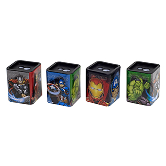 APONTADOR METÁLICO QUADRADO AVENGERS - MOLIN em Oferta na Shopee