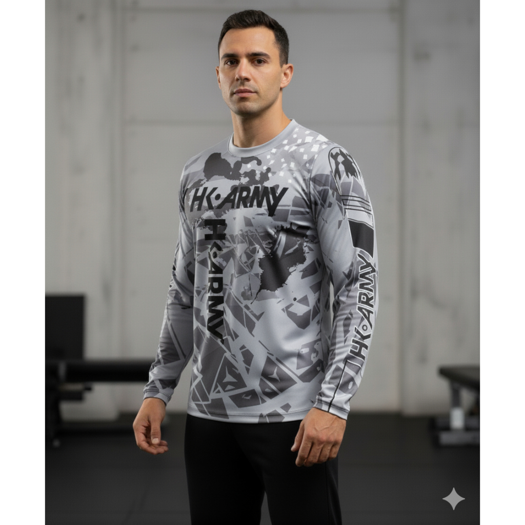 Camisa Manga Longa HK Army 3 Paintball Air Soft - Dry Fit Esportiva Proteção UV