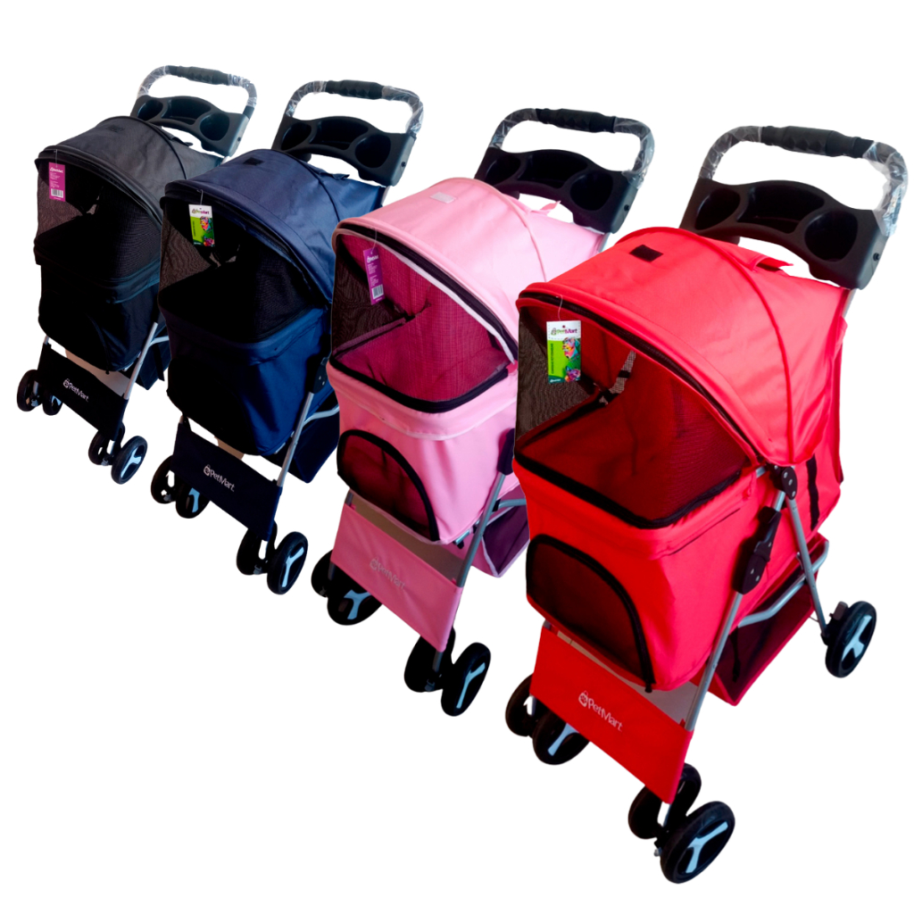 Carrinho de Passeio para Cães e Gatos Homepet Dobrável e Confortável em Oferta na Shopee