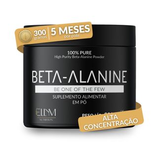 Beta Alanina Ellym Nutrition 300g 150 Doses 100% Pura Suplemento Nutricional em Pó Saúde em Oferta na Shopee