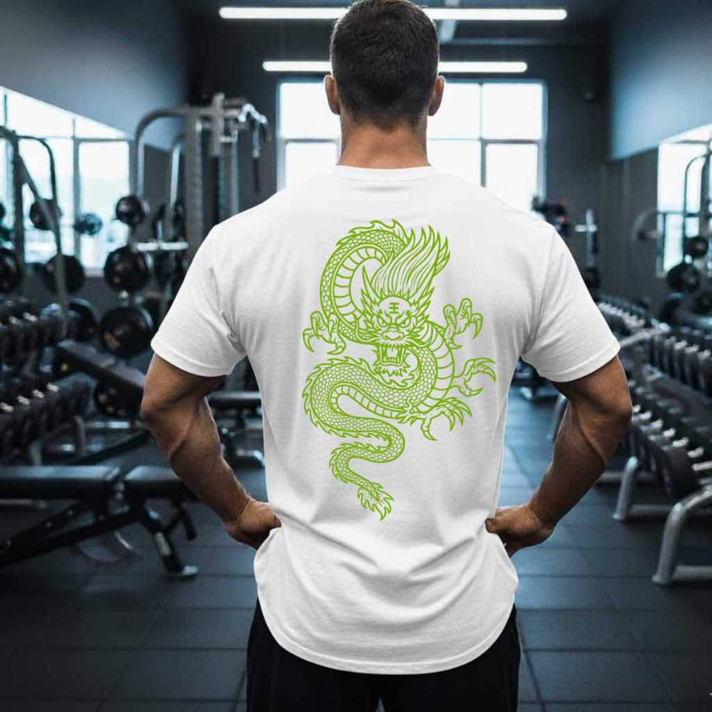 Camisa Oversized Algodão Streetwear Gym Academia Camiseta Larga Oversize Moderna Estilosa Treino