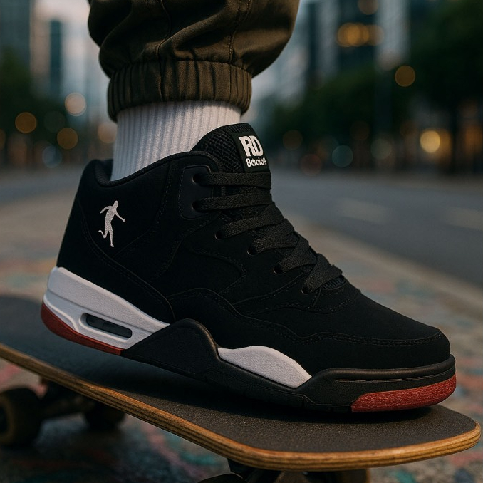 Tenis masculino botinha 4 conforto basquete dia a dia