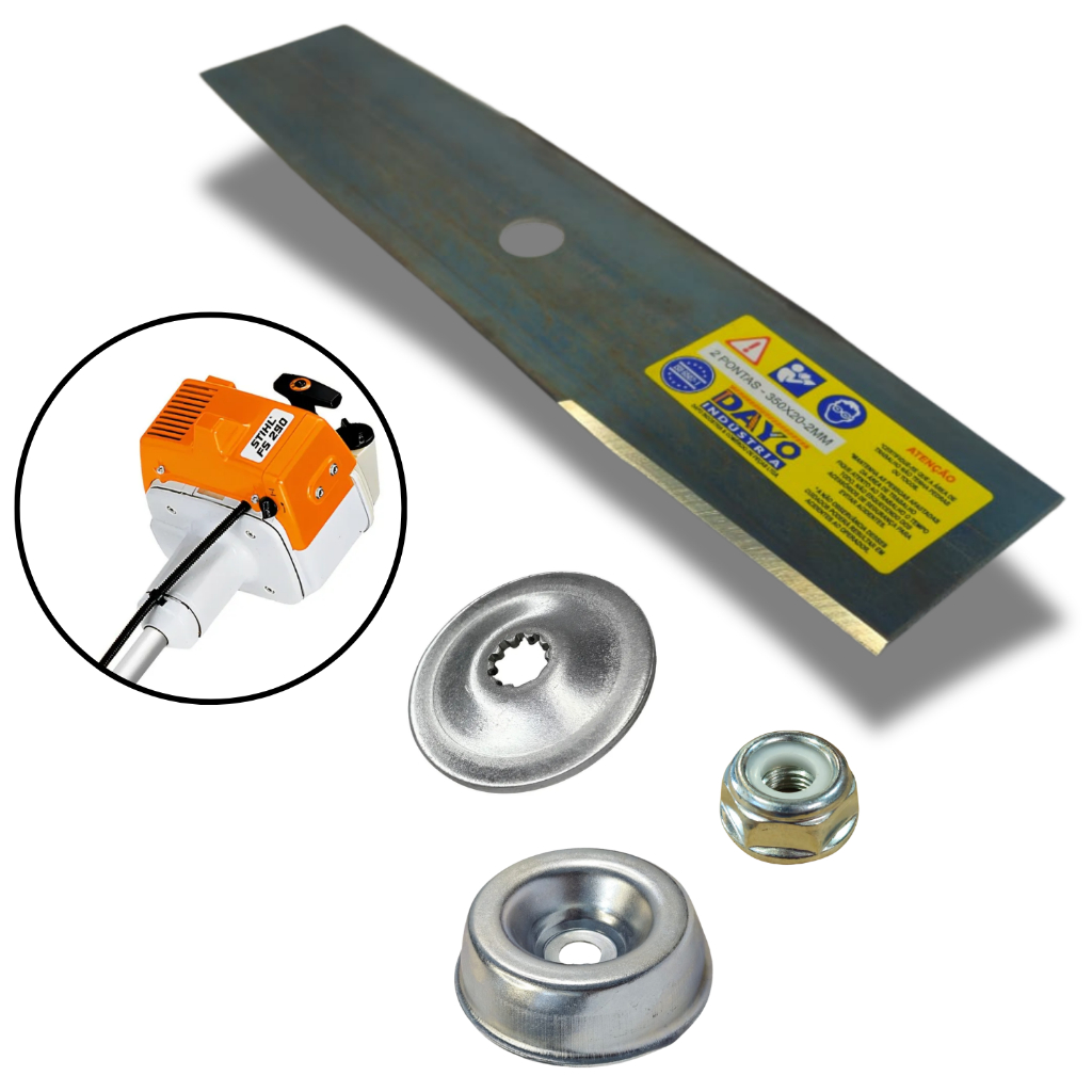 Kit Lamina para Roçadeiras Stihl Fs160 Fs220 Fs280 Fs290 Fs350