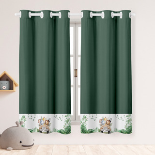 Cortina Infantil Sublimada Com Barrado De Ilhós Quarto Do Bebê 2,00x1,50m Menino e Menina Estampado em Oferta na Shopee