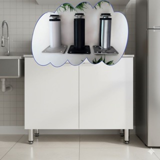 4 Pés para Móveis Sofás Comodas Racks Modelo Redondo Tubular 10cm de Altura Acompanha Parafusos para Fixação em Oferta na Shopee