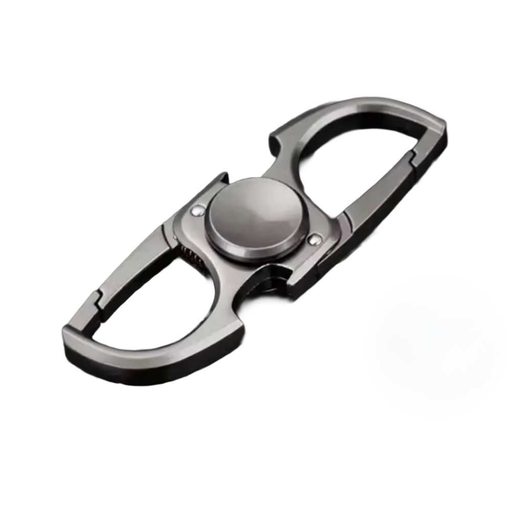 Giratório Anti Estresse Alivio Ansiedade Abridor de Garrafa Hand Spinner Portátil Chaveiro Metálico