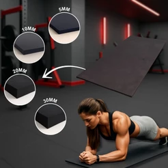 Colchonete EVA 100x50 Multiuso Academia Yoga Pilates Tatame Exercício Fitness Premium Crossfit